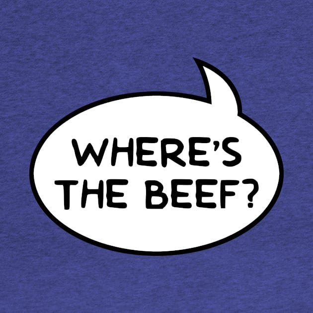 "Where's the Beef?" Word Balloon by GloopTrekker